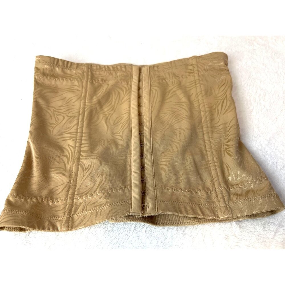 Flexees Large #83067 Tan Nude Shapewear Clasp closure RN 15763